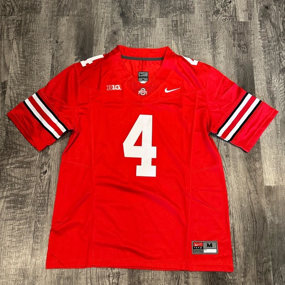 Jeremiah Smith Ohio State Buckeyes Red Jersey Men’s Size S-XXL - Picture 2 of 8